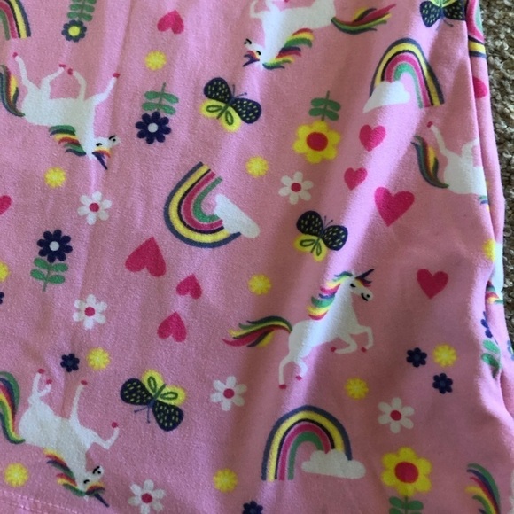 Wonder Nation pink unicorn magic short sleeve tunic top in size XS - Picture 4 of 6
